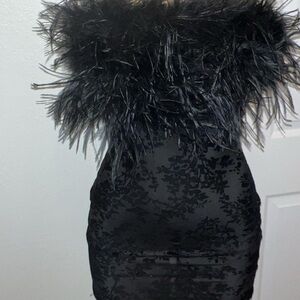 Black custom dress wore once